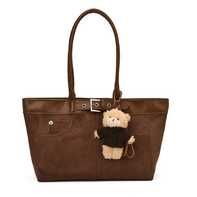 Bags Women's 2025 New Trendy Fashion Versatile Large Capacity Premium Handbag Retro Tote Bag Shoulder Bag