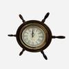 45,72 cm Nautisches Holzschiffsraddesign Wanduhr Maritime Holz Uhr Heimuhr Bürouhr Zur Dekoration