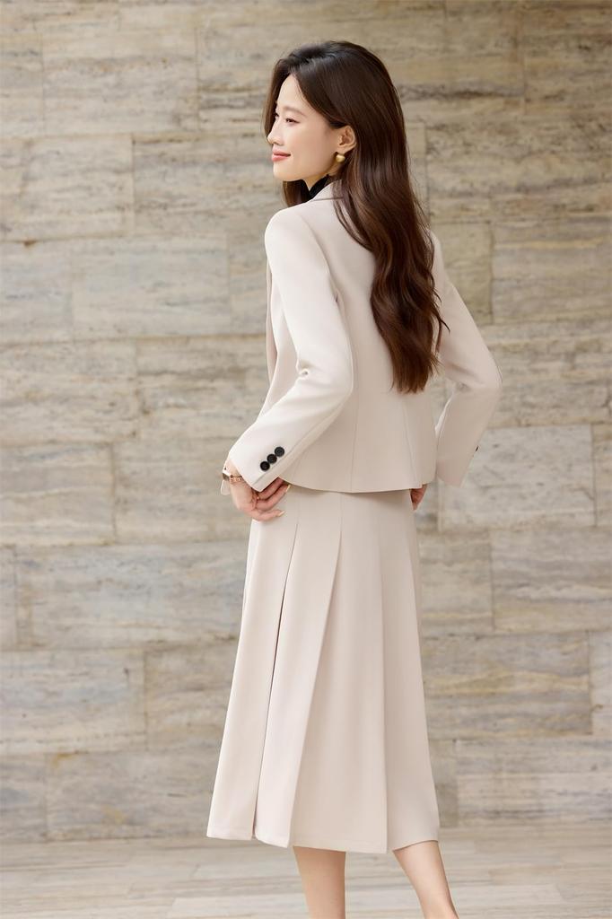 Skirt Suit for Women in their 30s and 40s Stylish Business Formal Wear for Entrance Spring and Autumn Ceremonial Casual Wear for Suitable for Women in