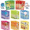 8 Cartoon Mixed Ball Basketball Make A Face Face Change Sticker DIY Hand Account Small Card Mobile Phone Case