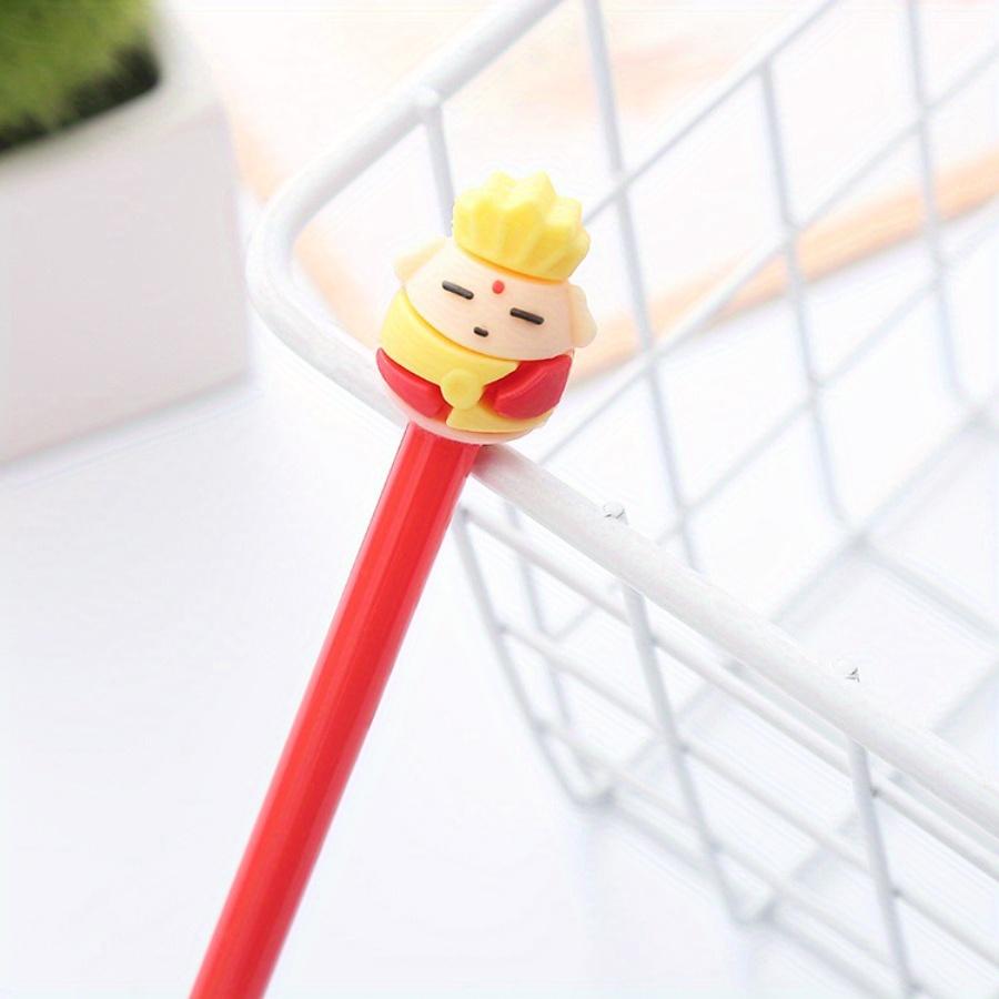 10pcs 0.5mm Creative Journey To the West Animation Gel Pen Cartoon Stationery Pen Cute Office Supplies Signature Pen