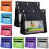 Expandable Pen Holder Binder Pouch Double Layer Pencil Case Colorful Storage Bag  Office