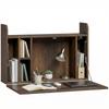 Wall-Mounted Desk, Computer Table, Fold-Down Shelf with Storage, 77 x 20 x 51 cm