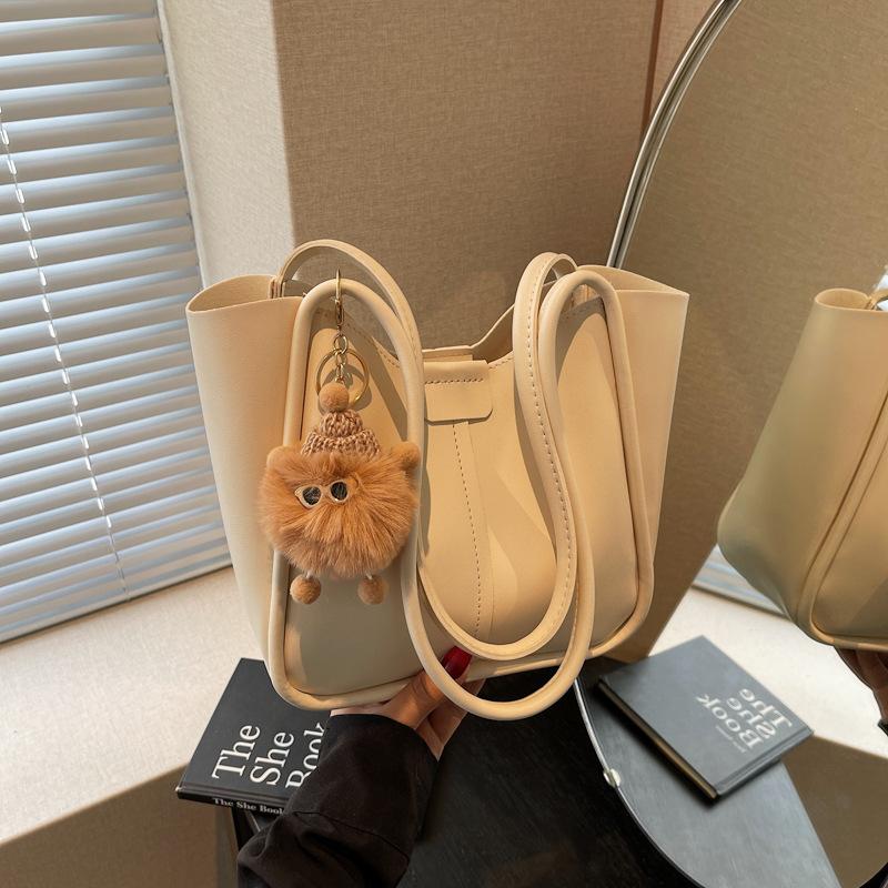 Premium Tasche Damen neue Nische heute beliebte Schultertasche große Kapazität Pendler-Tasche Bucket Bag