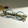 Handmade Thick Acetate Eyeglasses Men Round Brand Design Retro Glasses Frame Women Spectacles Eyewear