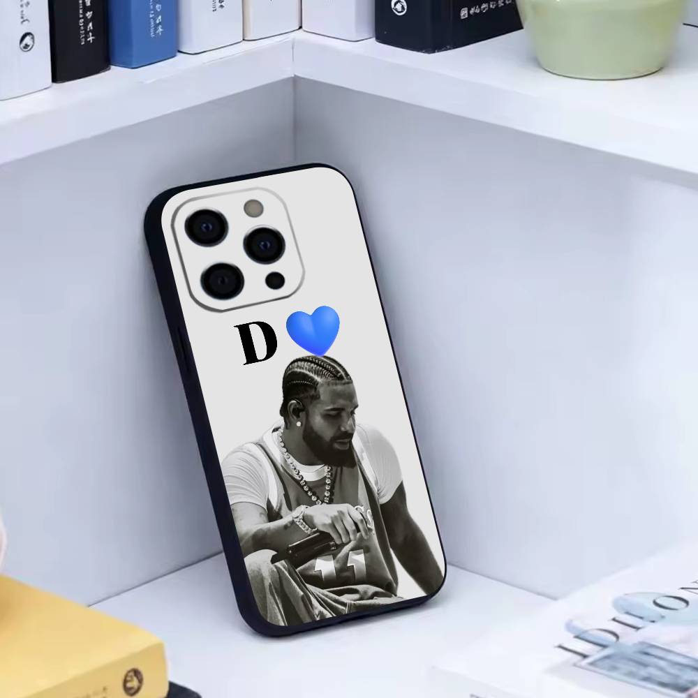Singer Rapper Drake  Phone Case For iPhone 17,16,15,14,13,12,11 Plus,Pro Max,XS,Soft Silicone Black Cover