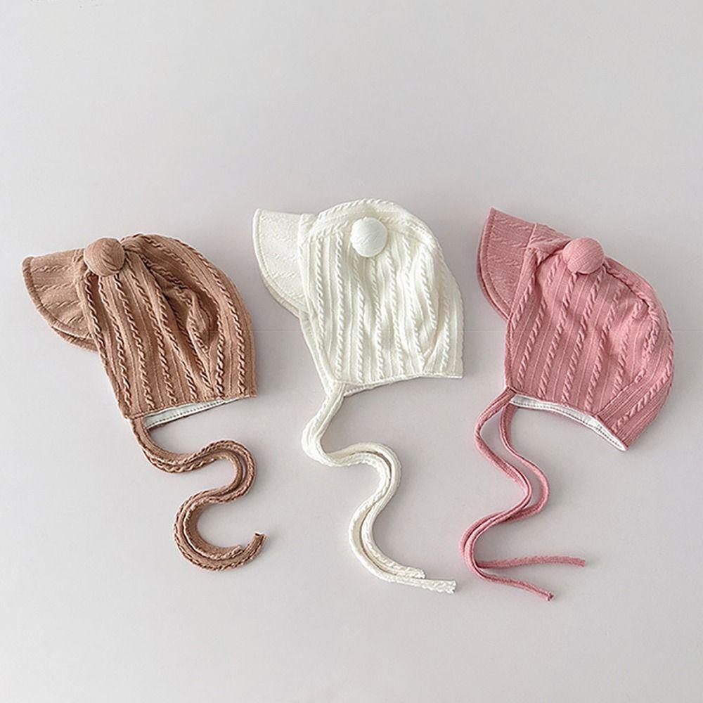 Cotton Ear Protection Cap Windproof Pullover Caps New Fashion Children's Cap  Boys Girls