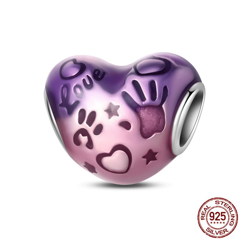 100% Copper Original Cat Couple Chain Beads Romantic Butterfly Charms Fit Bracelet Diy Jewelry Making Women Gift