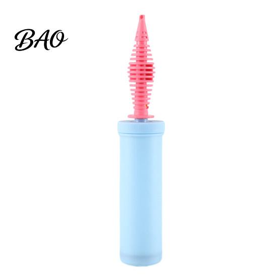 Compact Balloon Inflatable Device Hand Held Plastic Pump, Two Way Dual Action Inflator, Handheld Pump Manual Air for Latex Balloons, Portable