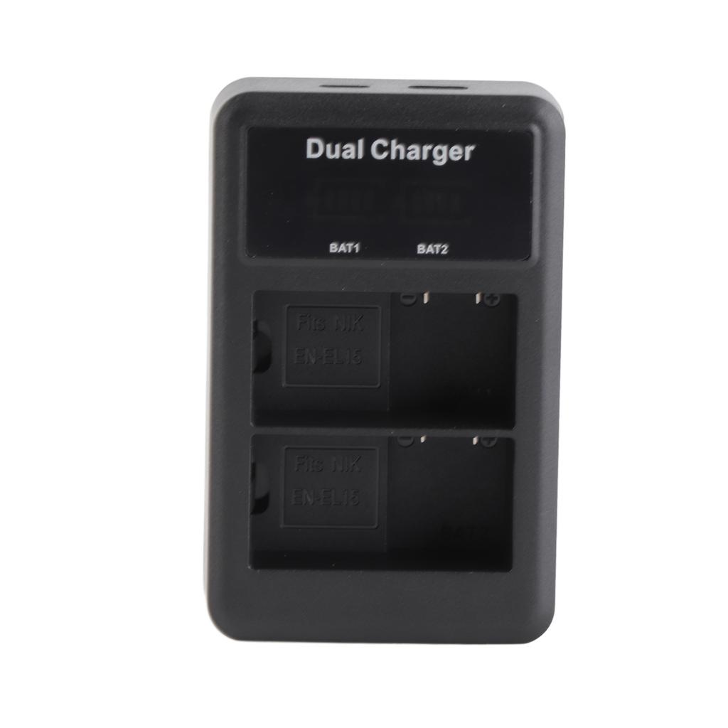 Camera Battery  r Set EN EL15 2550mAh Rechargble Battery and 2 Channel USB  r Set for  6  7 1 V1 D500 D600 D610