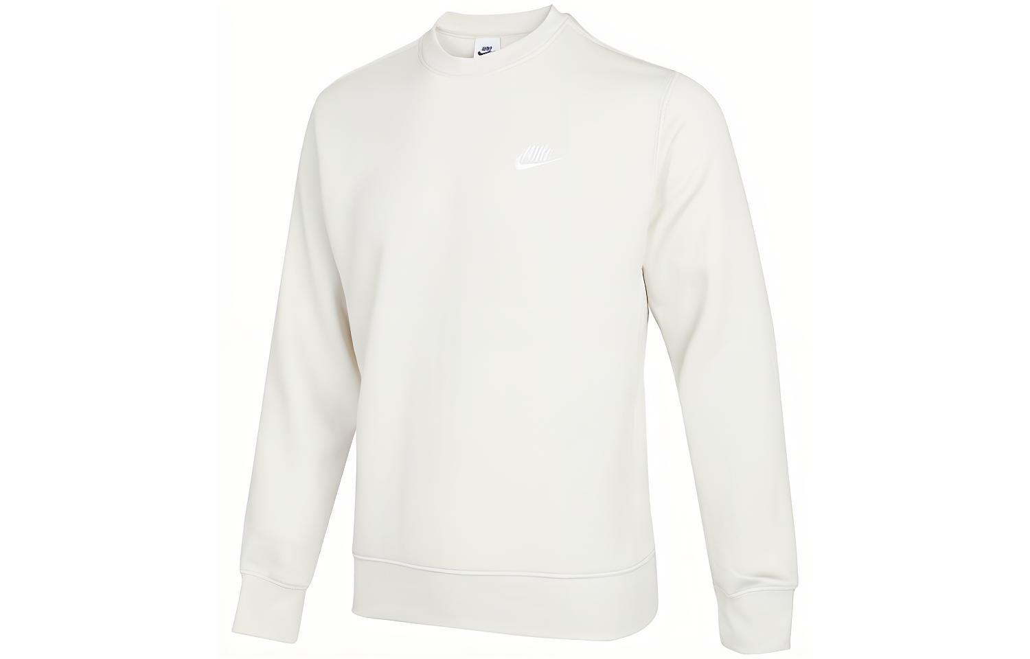 Nike Sweatshirts Men s Beige Crew Neck Moderate Regular BV2663-072 M