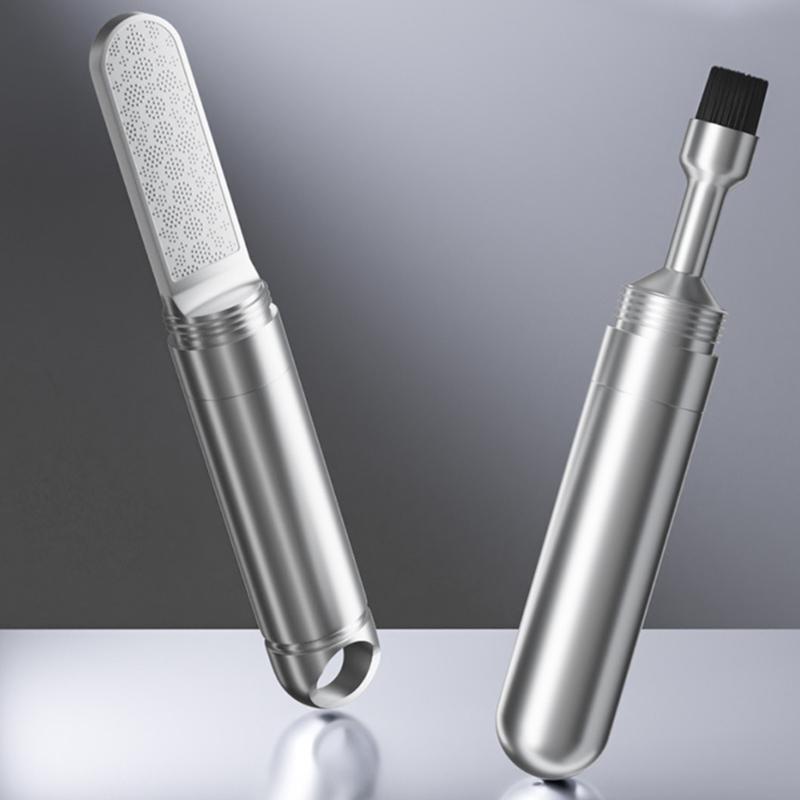 Zinc Alloy Double Function Phone Cleaning Brush With Builts In Nail File Perfect For Electronics And Individual Grooming