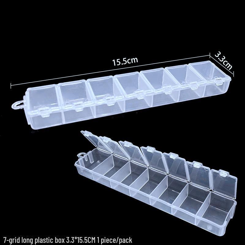 Transparent DIY Jewelry Storage Box - Detachable and Stackable Organizers for Tools and Earrings