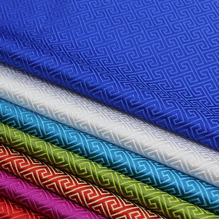Brocade Jacquard Fabrics Smooth for Women Clothing Doll Hanfu Handmade Diy Pillowcase Sewing Packaging Cloth 50/100/150/200*75cm