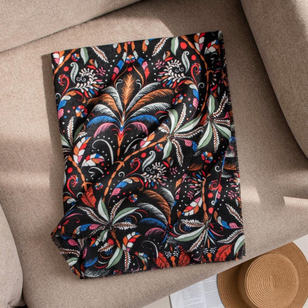 Bohemia 65*180Cm Fashion Print Women Winter Warm Scarf Hijabs  Shawl Cashmere Pashmina Lady Wraps Bufanda Fashion