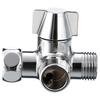 1pcs New T-Adapter 3 Ways Valve Sink Accessories For Diverter Bath Toilet Bidet Sprayer Shower Head Converter Kitchen Equipment