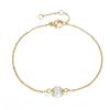 eManco Minimalist Stainless Steel Bracelets for Women Sea Imitation pearls Bracelet Women Charm Bracelet Jewelry