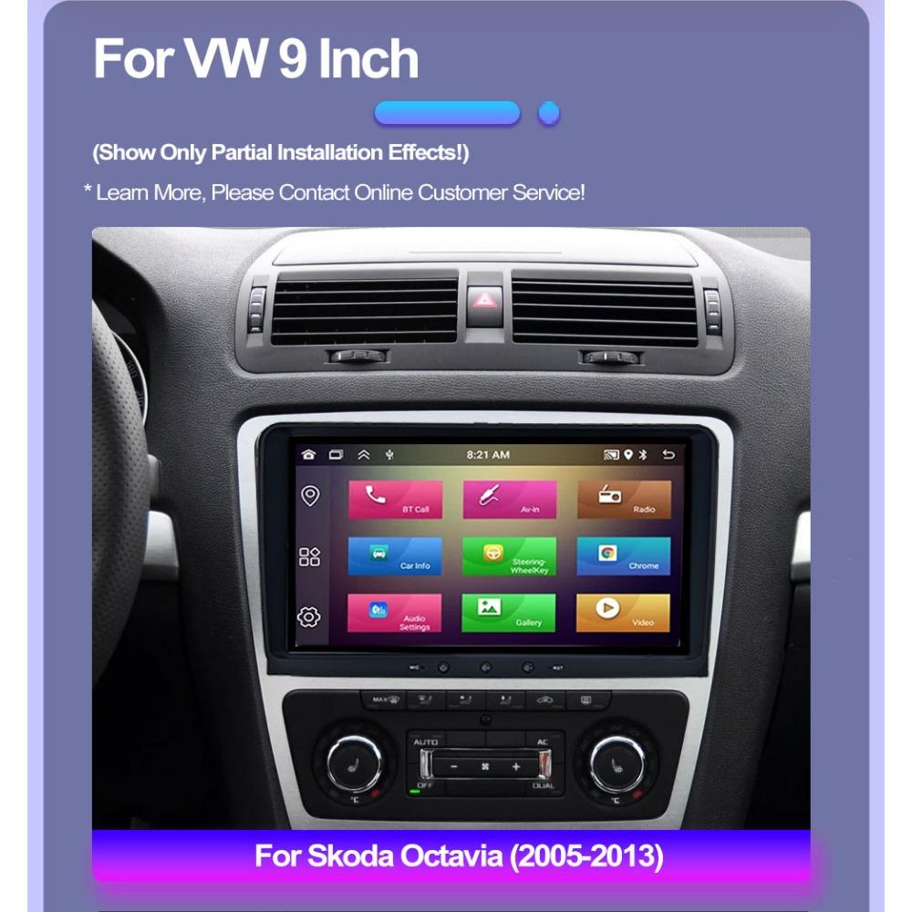 Autoradio-Multimedia-Player für Volkswagen/Golf/Polo/Tiguan/Passat/b7/b6/SEAT/Leon/Skoda/Octavia 2 Din Android Carplay GPS Autoradio 2 + 64GB