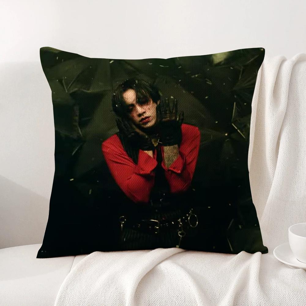 D-Dpr Ian Saint Pillow Case Natural Linen Organic Fabric Double-Sided Printing Breathable Perfect Gift For Decor