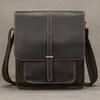 Men'S Retro Leather Shoulder Bag Crazy Horse Leather Flip Messenger Bag A4 Work Briefcase Men'S Bag