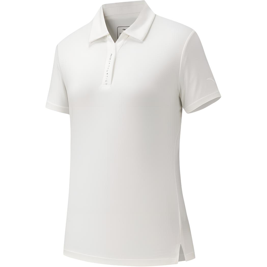 

Anta Training Series Solid Color Breathable Casual Polo Shirt Women tops 162627114-1 3XL