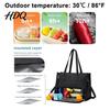 Insulated Lunch Bag Compartment Women Capacity Laptop Quilted Handbag Large Work Tote Shoulder for Travel Business Casual