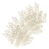10Pcs Cloud Pattern Embroidered Applique Patches Self Adhesive Backing for Wedding Dress Costume Formal Gown DIY Decoration Iron