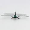Fake Dragonfly Decoration with Clip Rod Portable Outdoor Camping Gnats Fly Repellent Simulated 3D Dragonfly Model Ornament Kids Educational Toy