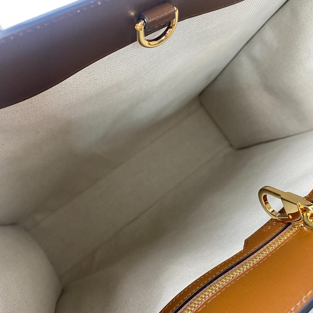 Used GUCCITote Bag Brown PVC Women