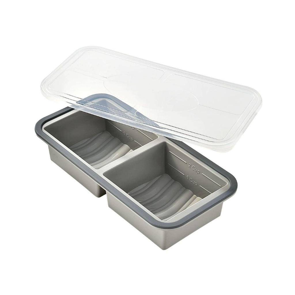 Silicone Food Storage Box - Airtight, Microwave Safe, Fridge & Kitchen Use