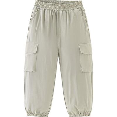 Mini Balabala Boys' Summer Quick-Dry Loose Fit Cargo Pants
