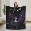 Anime Film Corpse Bride Decke Warm Weich Mode Plüsch Überwurfdecke Für Jungen Mädchen Outdoor Flanell Tagesdecke Bettbezug
