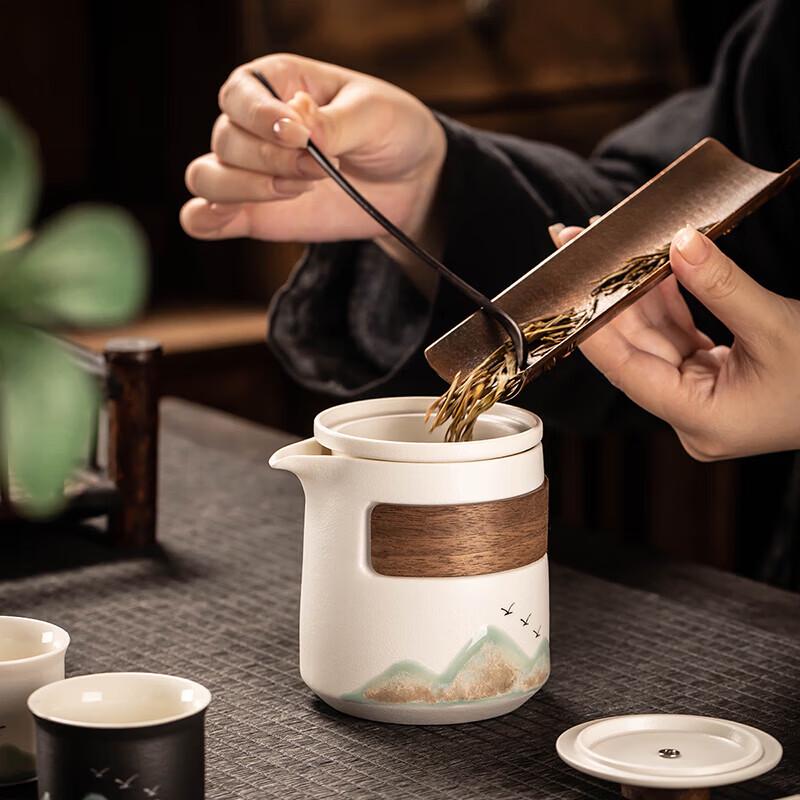 Guo Zi National Trend Ceramic Kung Fu Tea Set