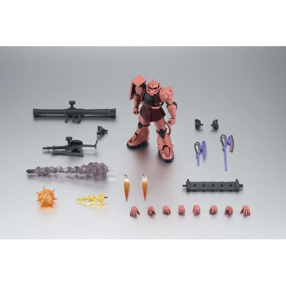 TAMASHII NATIONS ROBOT Spirits MS-06S Char's Zaku A.N.I.M.E. Figure 125mm PVC ABS Painted Action Figure