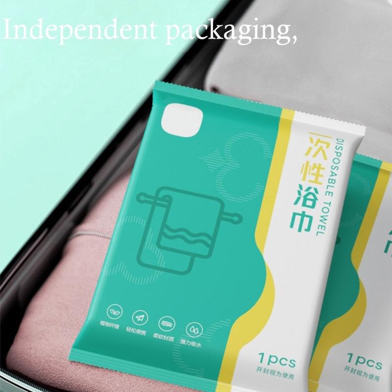 Disposable Bath Towel Compact Travel Essential Quick Dry Soft Absorbent Thickened Towel For Gym Swimming Hotel Travel