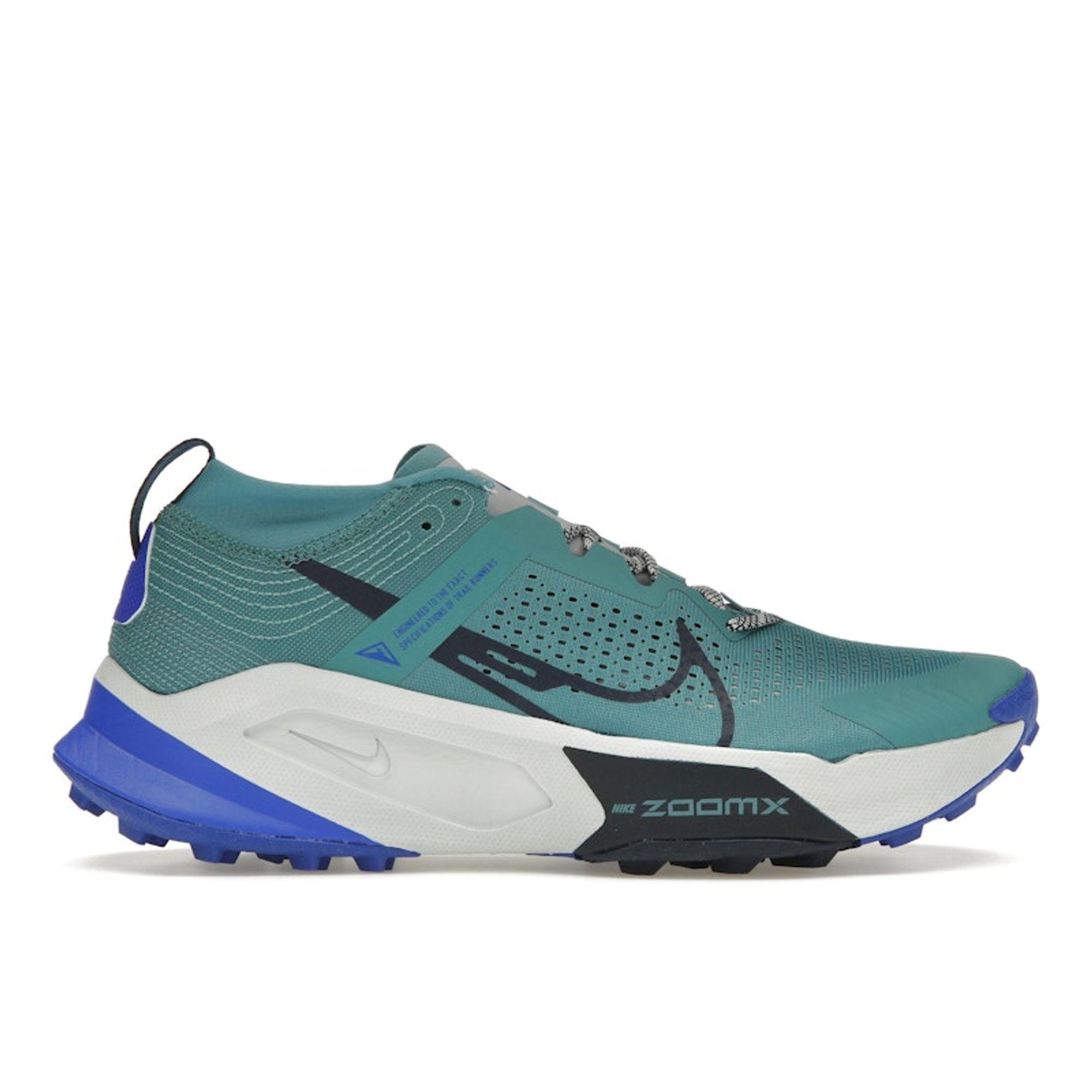 Мужские кроссовки Nike ZoomX Zegama Mineral Teal Racer Blue Green Wolf-Grey Obsidian DH0623-301 47.5