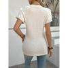 Spring Summer Tops Round Neck Breathable Short Sleeved Women's T-shirt Comfortable and Casual T-shirt
