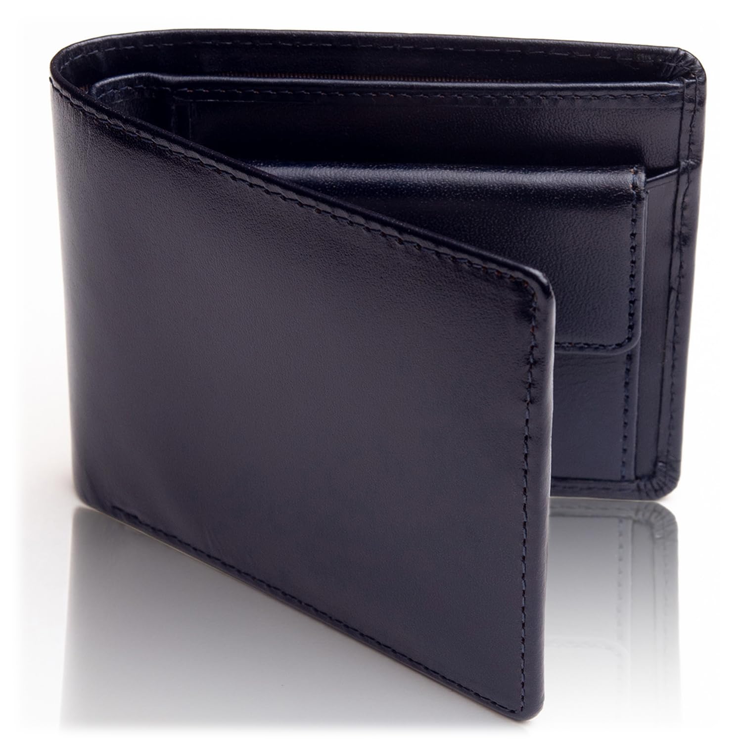 

Bifold Wallet Leather with Bifold Genuine Leather Italian Bifold Wallet 9 NVY Men s [Italian Certificate]