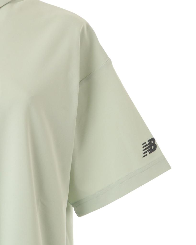 Golf Polo Shirt MOSS 3 [New Balance] Short-Sleeve (Micropique, Moisture-Wicking) / Women's / 012-6268501 130_SILVER [LL]