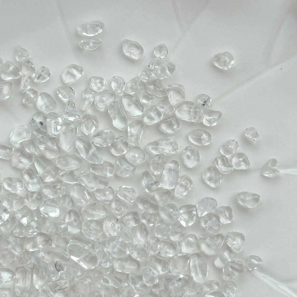 Naturstein citrin akvamarin månesten knuste løse perler diy tilbehørsmaterialer armbånd halskjede perler