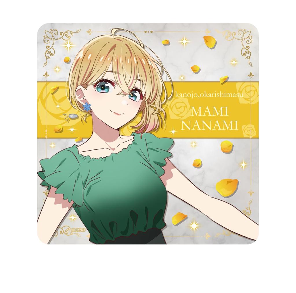 Nanami Asami Rubber Mat Coaster Rent-A-Girlfriend