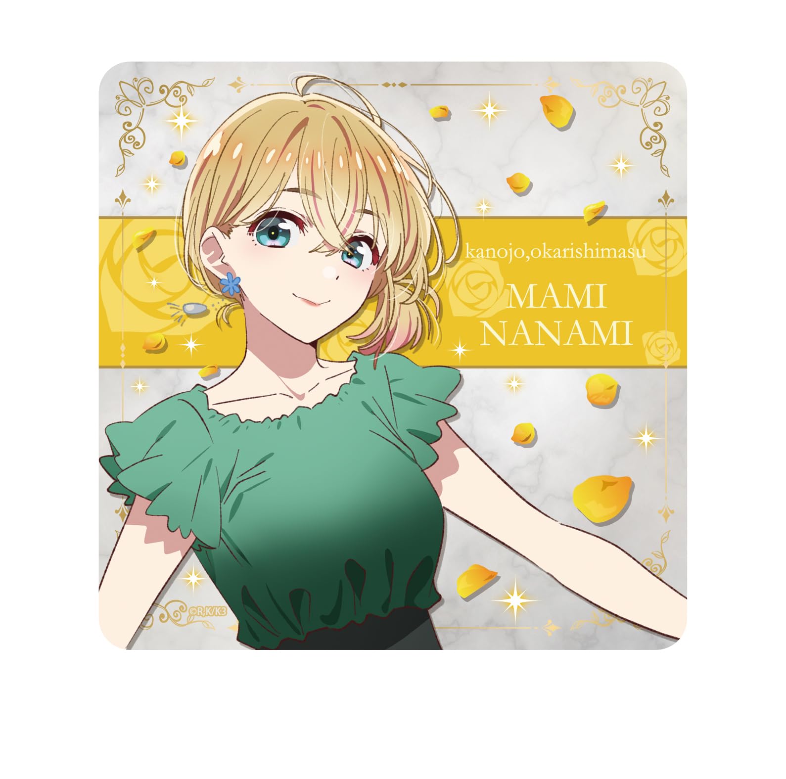 

Nanami Asami Rubber Mat Coaster Rent-A-Girlfriend