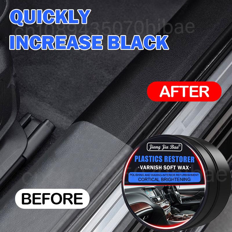 Car Plastic Restorer Back To Black Gloss Auto Interior Leather & Panel Renewal Wax Coating Agent Auto Polish And Repair Coating