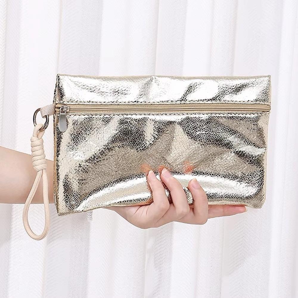 Luxury Shiny Makeup Bag Waterproof Glitter Lipstick Pouch Square Travel Cosmetic Organizer Women