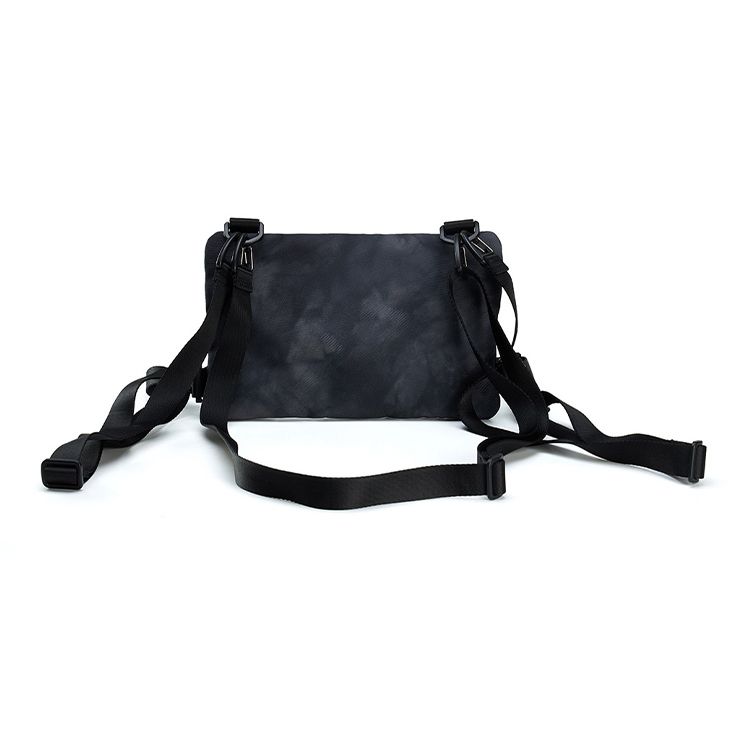 Fila Unisex Trendy Fashion Zipper Closure Fabric Shoulder Crossbody Bag Unisex Bags Deep-Black T13U126122F-BK
