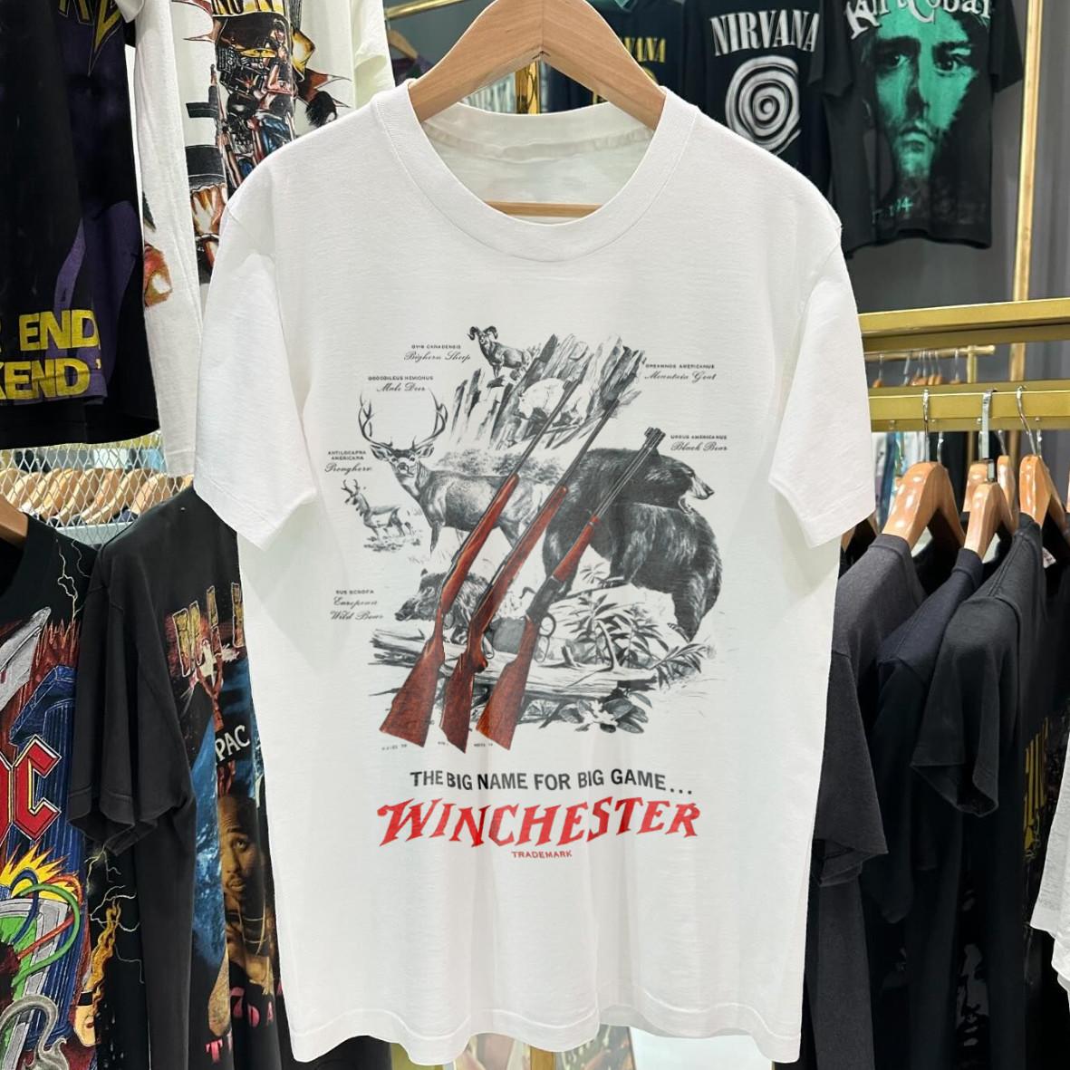 Winchester Big Game 90 s Aged T-Shirt White M 2XL