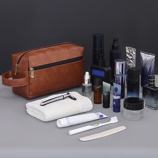 Reise-Kulturbeutel Herren Damen Toilettenartikel-Organizer Wasserdichte Kosmetiktasche Aufbewahrungstasche für Rasierzubehör Pflegeutensilien