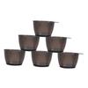 Hair Dye Mixing Bowls Set 6pcs Plastic MultiColor Stackable for Salon and Home Easy Clean