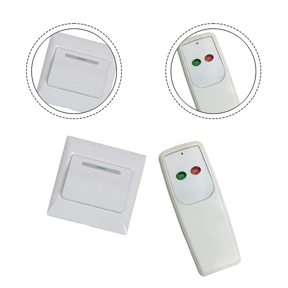 86mm Wireless Remote Control Switch for For home Lighting AC220V 1-3 Channel Wall Mount Controller with 80m Range