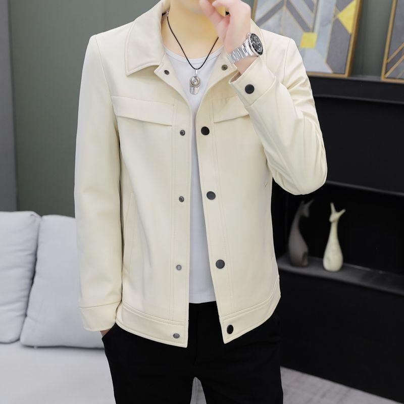 Men's Coats Handsome High-end Lapel Jackets New Slim-fitting Youth Suits Popular Tops Spring Autumn